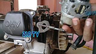 Generator Repairing Course Part  16  Lgnition Coil Carburetor Install Method   Urdu  Hindi [upl. by Nylatsirhc315]