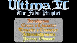 Game Play  Ultima 6  Silver Tablet  Thieves Guild [upl. by Ansela]