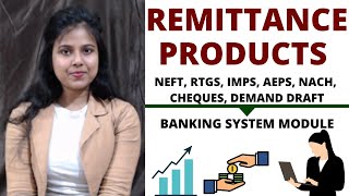 Remittance Products In Banking [upl. by Johppa137]