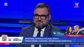 quotStrefa Starciaquot Michał Adamczyka w telewizji wPolsce24 [upl. by Ostap]