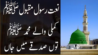 kamli waly MUHAMMAD ﷺ tu sdqy mn ja  Naat shareef [upl. by Yekcaj802]