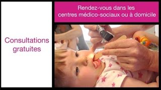 Les consultations de la Protection maternelle et infantile [upl. by Ardys]