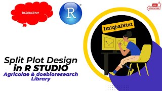 Split Plot Design in R STUDIO Agricolae amp doebioresearch rstudio Anova dataanalytics [upl. by Neelia]