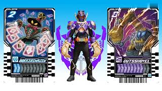 KAMEN RIDER GOTCHARD ANIMATED CHEMY CARDS HENSHIN SOUND [upl. by Saitam]