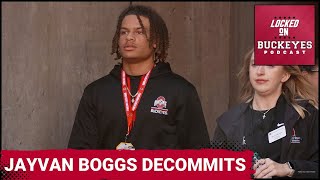 Impact of 4 Star WR Jayvan Boggs Decommitting From Ohio State  Ohio State Buckeyes Podcast [upl. by Sllew954]