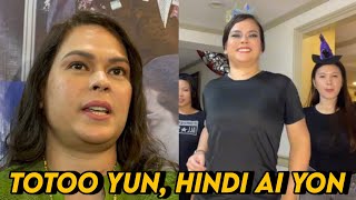 VP SARA KINUMPIRMANG SIYA TALAGA ANG SUMAYAW SA VIRAL TIKTOK VIDEO [upl. by Grove619]