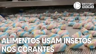 Dezenas de alimentos utilizam insetos nos corantes [upl. by Dielu726]