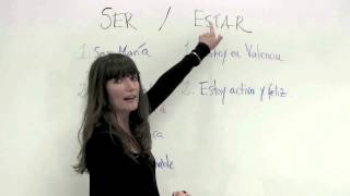 Ser y Estar Spanish lesson Soleã Spanish School Valencia [upl. by Orelle997]