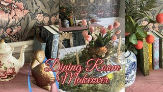 BRIDGERTON 🌷GARDEN TEA PARTY DINING ROOM MAKEOVER cottagecore Jane Austen Spring decorate with me [upl. by Ellehsram192]