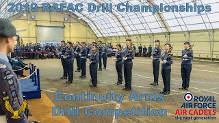 2019 RAFAC Drill Championships  Continuity Arms Drill [upl. by Urion]