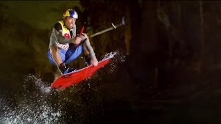 Wakeboarding in the Jeita Grotto [upl. by Inglebert18]