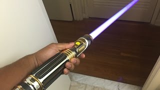 Mace Windu Master Replica Force Fx lightsaber review [upl. by Melinde]