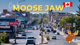 Drive around City of MOOSE JAW Saskatchewan  Canada [upl. by Trik]