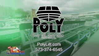 In Water Boat Show 2015  Poly Lift [upl. by Ahsinor418]