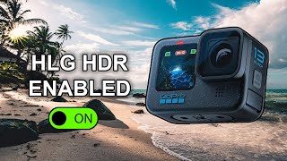 GoPro Hero 13 Blacks new SECRET setting explained  HLG HDR [upl. by Westhead]