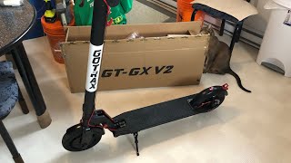 Gotrax GXL V2 unboxing and setup 2022 [upl. by Eleynad]