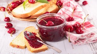 Recette  Confiture de cerise avec noyaux [upl. by Neemsaj]