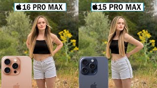 iPhone 16 Pro Max Vs iPhone 15 Pro Max Camera Test Comparison  Worth it [upl. by Frazier]