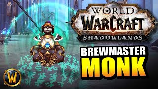 Brewmaster Monk on the Shadowlands Beta  World of Warcraft [upl. by Winni587]