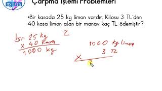 5Sınıf Çarpma Problemleri [upl. by Leake]