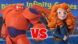 Disney Infinity Games  Season 4 Baymax vs Merida Disney Infinity 30 [upl. by Banky686]