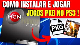 COMO INSTALAR JOGOS PKG NO PLAYSTATION 3  2024 [upl. by Iht]