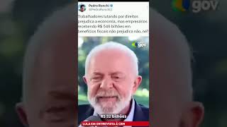 Lula falando sobre incentivos fiscais as empresários [upl. by Voss]