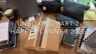 HAPPY PLANNER 2025 UNBOXING HD 1080p [upl. by Annohsal]