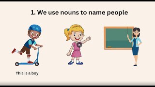 English grammar  Englisch Grammatik  Nouns with simple examples [upl. by Antsirhc]