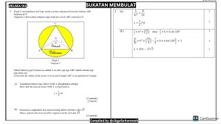 Melaka kertas 1 Sukatan Membulat Peperiksaan Percubaan SPM 2023 Negeri Matematik Tambahan [upl. by Ahseinat]