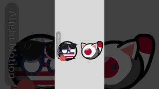 Japón con talento countryballs alightmotion polandball [upl. by Aliakim]