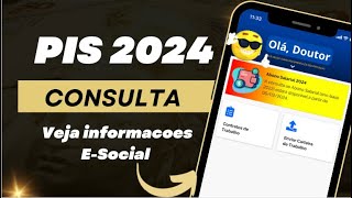 PisPasep 2024 Consulta INFORMAÇÕES ESocial  Quem tem direito ao pis 2024  Calendário PIS 2024 [upl. by Cnut]