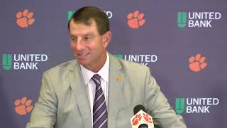 Clemson 66 App State 20 Dabo Swinney remembers Diondre Overton breaks down game [upl. by Idnew]