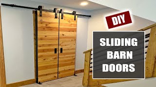 How we built our own barn doors [upl. by Anohsal]