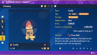 Scrafty  Solo  7 Star Dragonite Raid  Pokemon ScarletViolet [upl. by Enahpad]