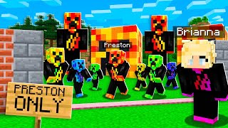 I Found a PRESTON Only Server in Minecraft [upl. by Ahsiekram]