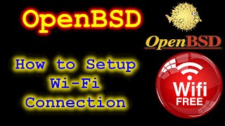 OpenBSD  How to setup WiFi Connection [upl. by Morna196]