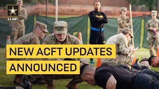 Key Changes to the ACFT Announced [upl. by Skyla]