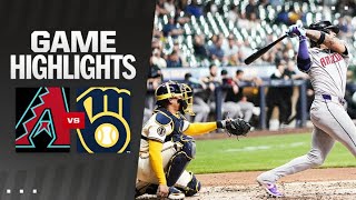 Dbacks vs Brewers Game Highlights 91924  MLB Highlights [upl. by Ziza]