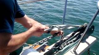 Deploying A Shockles Anchor Snubber [upl. by Elroy]