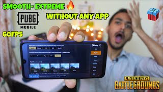 Enable SmoothEXTREME🔥60fps PUBG Settings in Any Phone Without Any App  Unlock 60Fps In PUBG Mobile [upl. by Alleahcim]