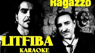 Creata da Monterosso Andrea Ragazzo Litfiba karaoke cover con testo base musicale instrumental [upl. by Dnalyram319]