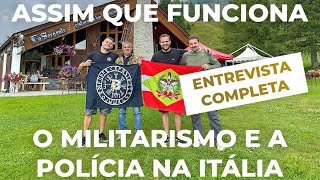 ASSIM QUE FUNCIONA O MILITARISMO E A POLÍCIA NA ITÁLIA [upl. by Davin]