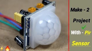 Pir motion sensor security alarm system \\ DIY Motion sensor light  2 Amazing project [upl. by Freytag]