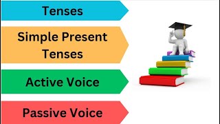 All Together Active Voice and Passive Voice in Simple Present Tense 👦 english englishlanguage [upl. by Yrevi]