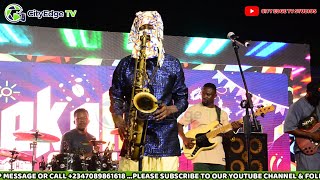 LAGBAJA SURPRISED EVERYBODY WITH HIS EVERGREEN SONGS AT EVERYBODY LOVES JENIFA MOVIE PREMIERE [upl. by Mayberry]