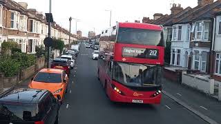 FRV Go Ahead London bus route 212 Chingford Station to St James Street [upl. by Bashee]