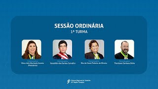 22ª SESSÃO PRESENCIAL DA PRIMEIRA TURMA DO TRT20  23082023 [upl. by Durwin743]