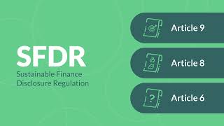 The Sustainable Finance Disclosure Regulation SFDR [upl. by Kirt226]