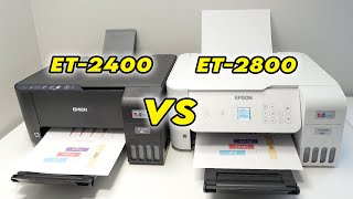 Epson EcoTank ET2400 vs ET2800 Printer  Which on should you get [upl. by Eical40]